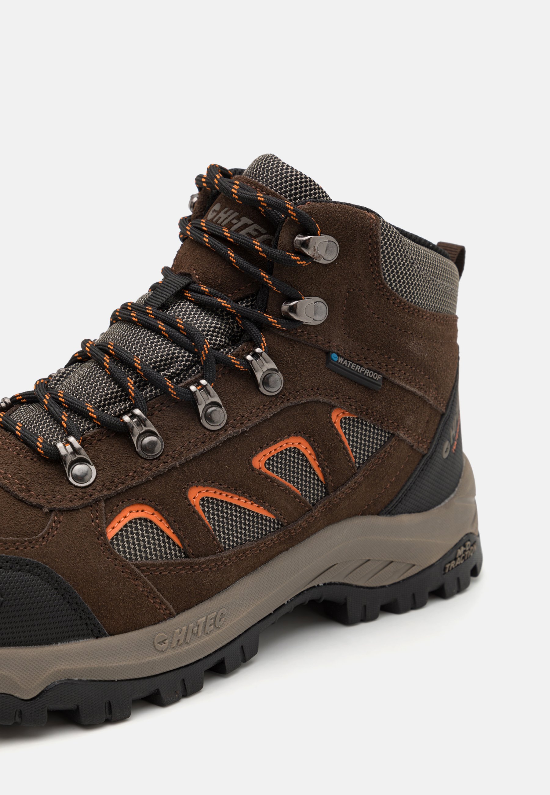 HI-TEC BANDERA EXPEDITION WP - Scarpe da trekking - Torre Eiffel/Kaki vintage/Arancione albicocca
