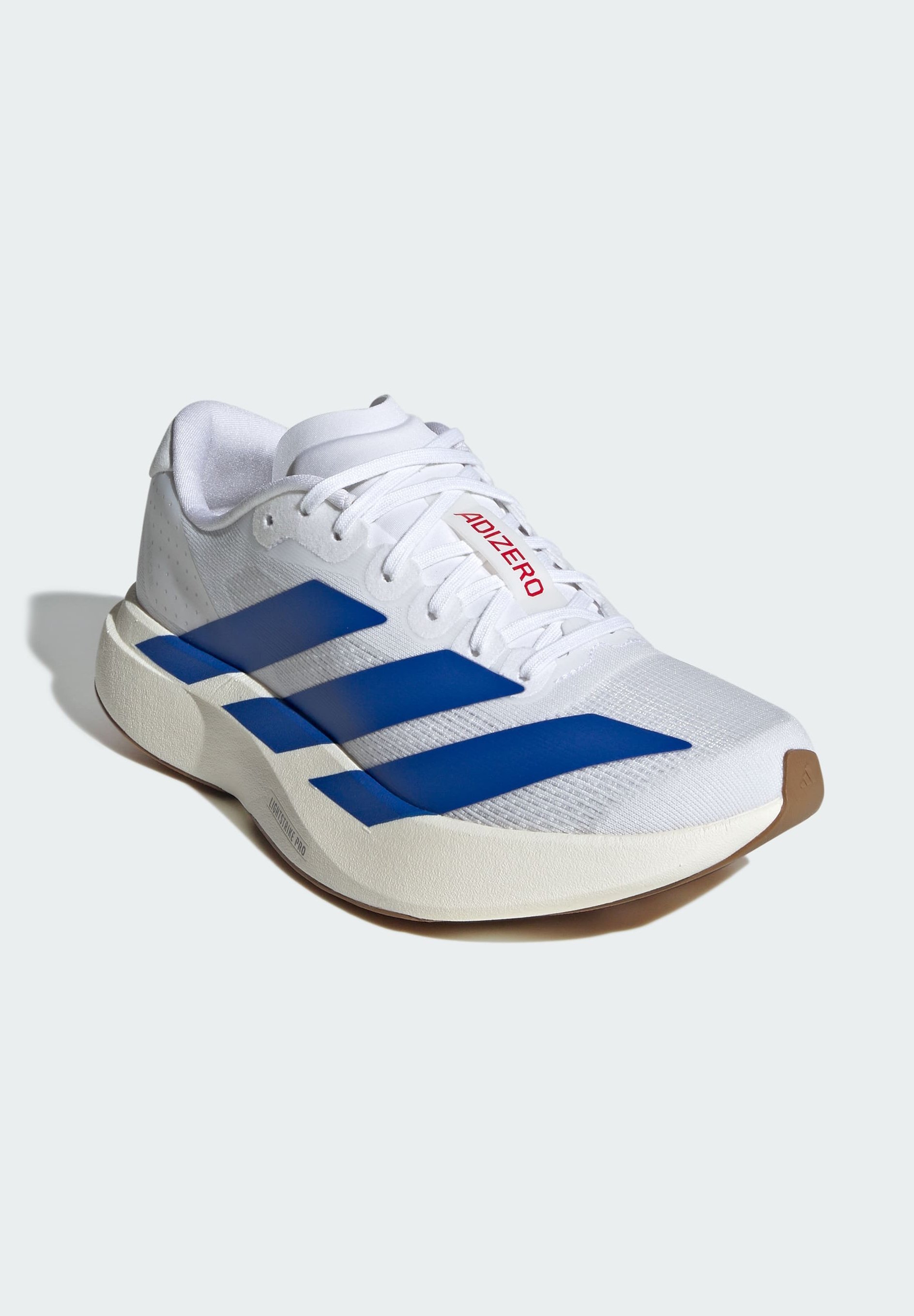 adidas Performance EVO SL ADIZERO UNISEX - Hardloopschoenen voor op de weg - ftwr wit/team koningsblauw/puur robijnrood