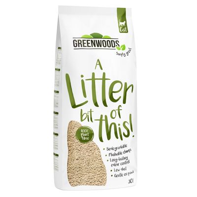 Greenwoods Pflanzenfaser-Naturstreu