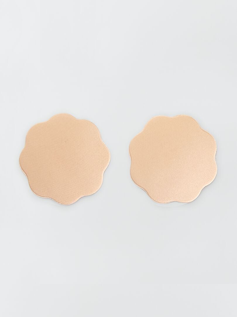 Conjunto de cubrepezones y realce de senos - BEIGE