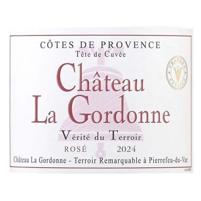 Château La Gordonne Vérité du Terroir 2023 Côtes de Provence - Vino Rosado de Provenza - Ecológico