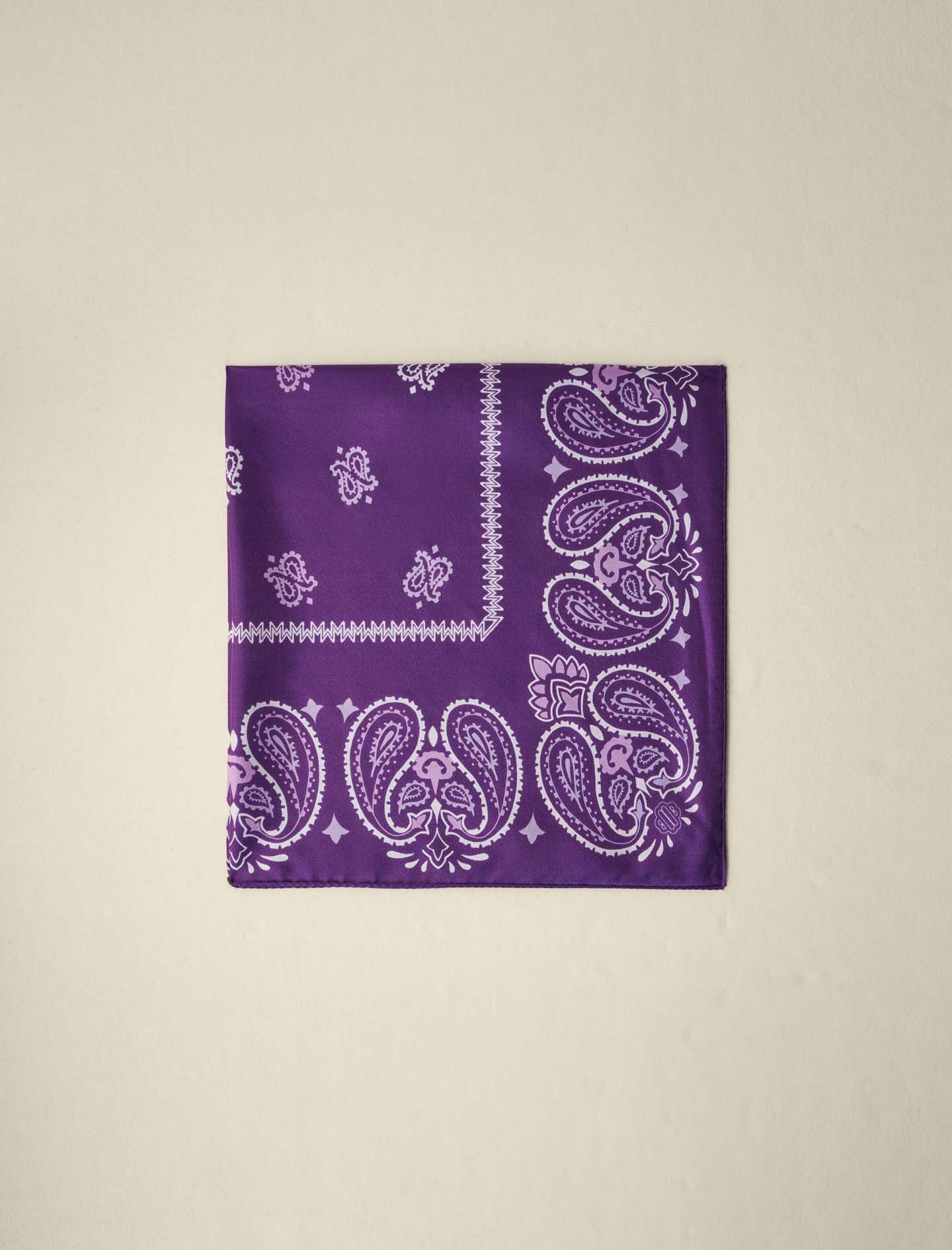 Bandana met paisleyprint - Violette bandana