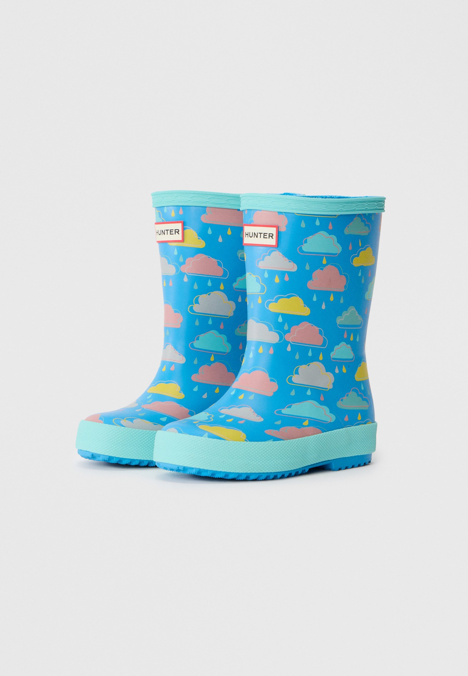 Bottes de pluie Hunter ORIGINAL RAIN CLOUD UNISEX - bleues/multicolores