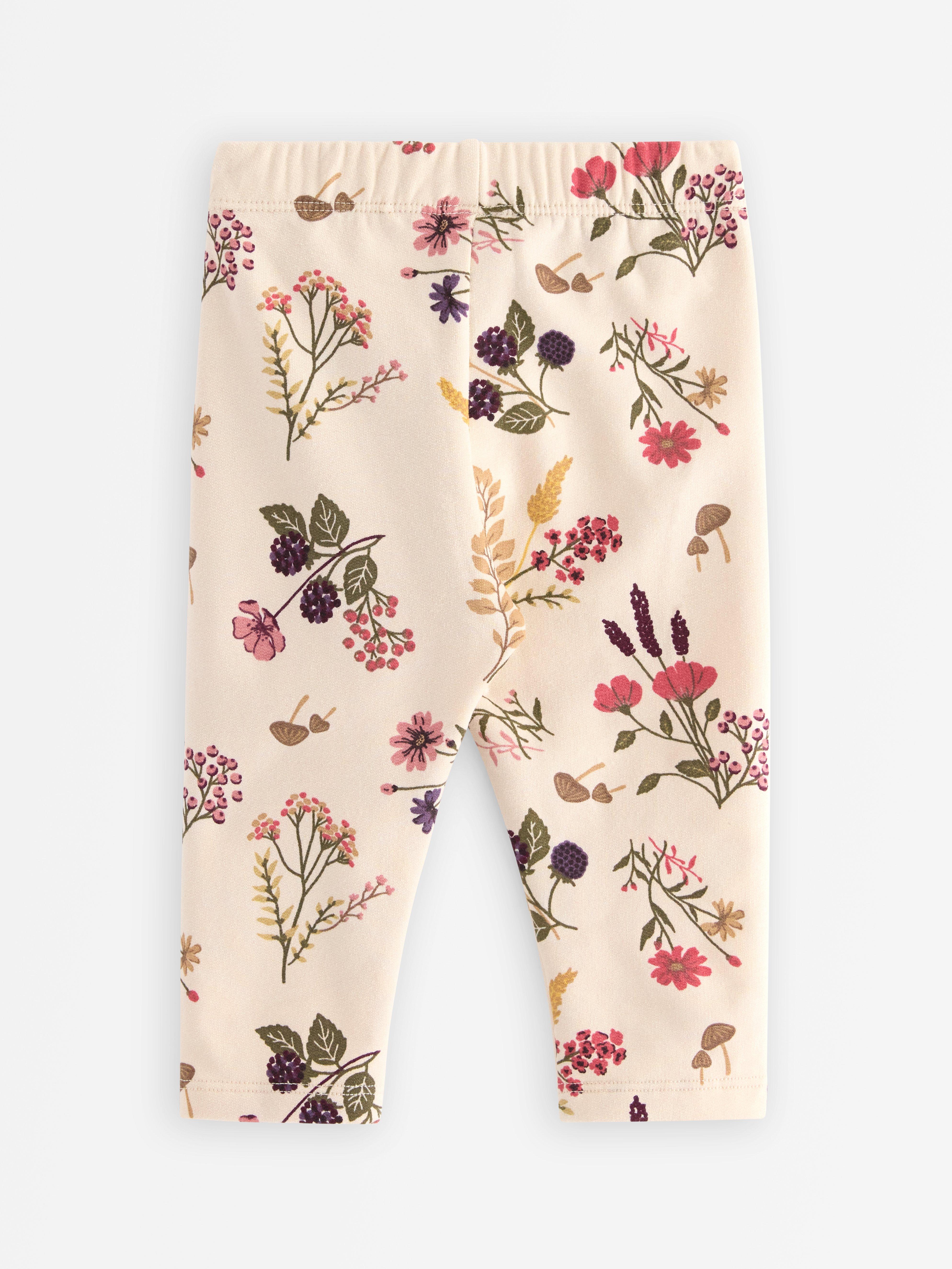 Leggings com interior escovado bege claro