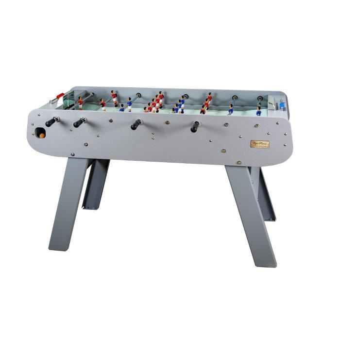 René Pierre Tahiti Foosball Table - Grey - Long Handles - Without Protective Playing Surface