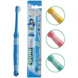 GUM Gum Kinderzahnbürste für Kinder von 0 bis 2 Jahren
