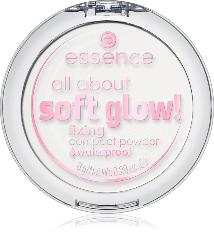essence All About Soft Glow! Pó translúcido fixador com efeito iluminador