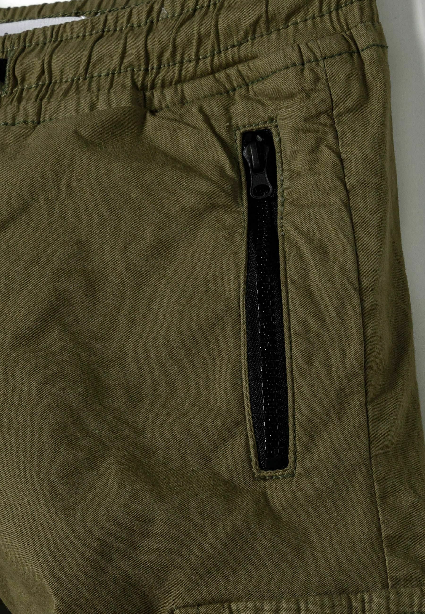 MINOTI UTILITY MET ELASTISCHE TAILLE - Cargobroek - olijfgroen
