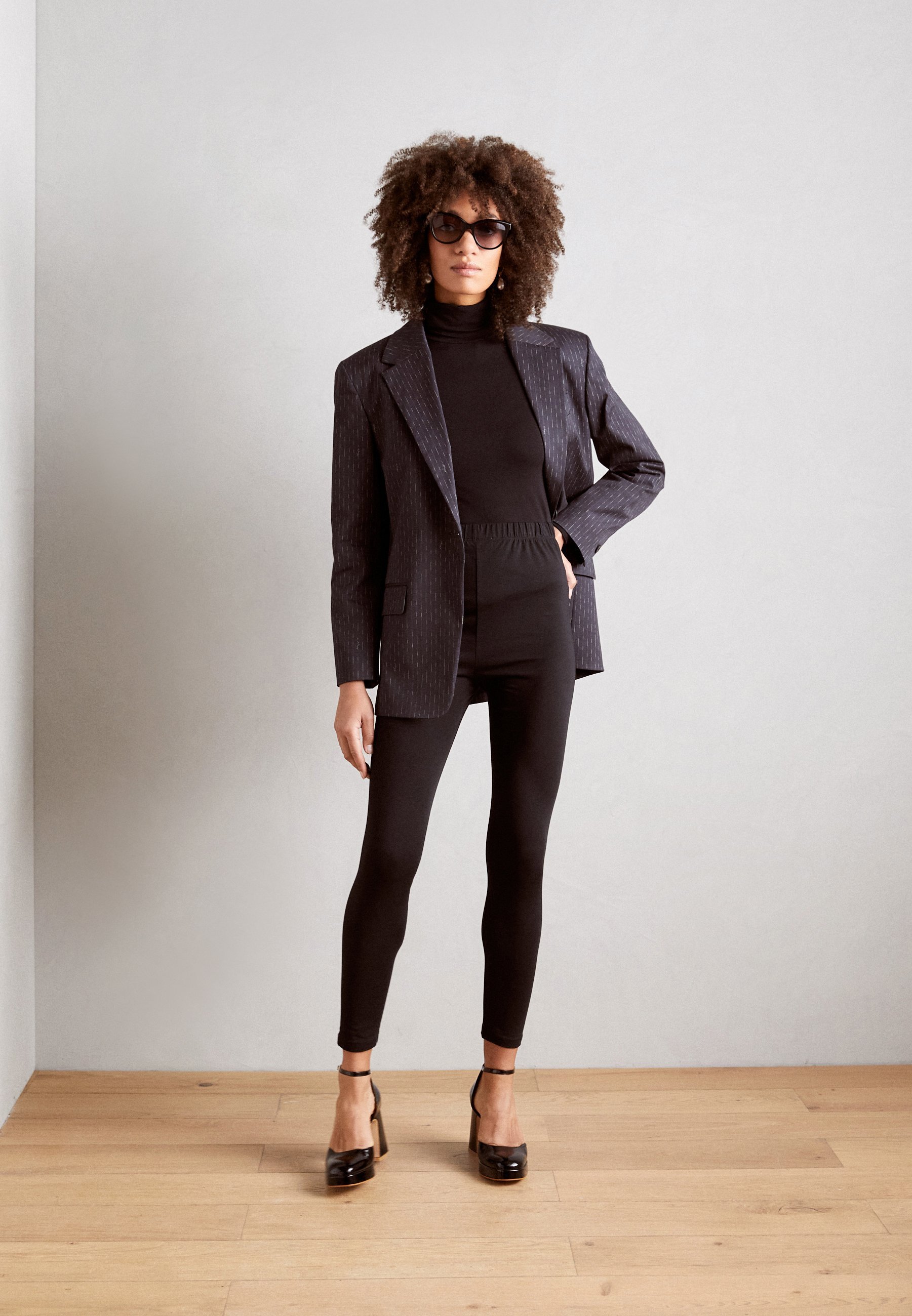 Anna Field 2-delige set - Leggings - Broek - zwart/donkerblauw