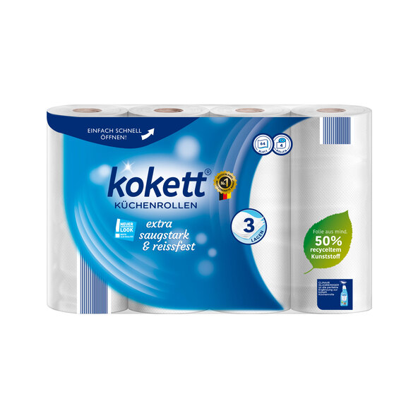 3-ply kitchen towels, set of 4