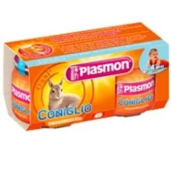 PLASMON Plasmon gehomogeniseerd konijn 2 potjes van 80 g babyvoeding