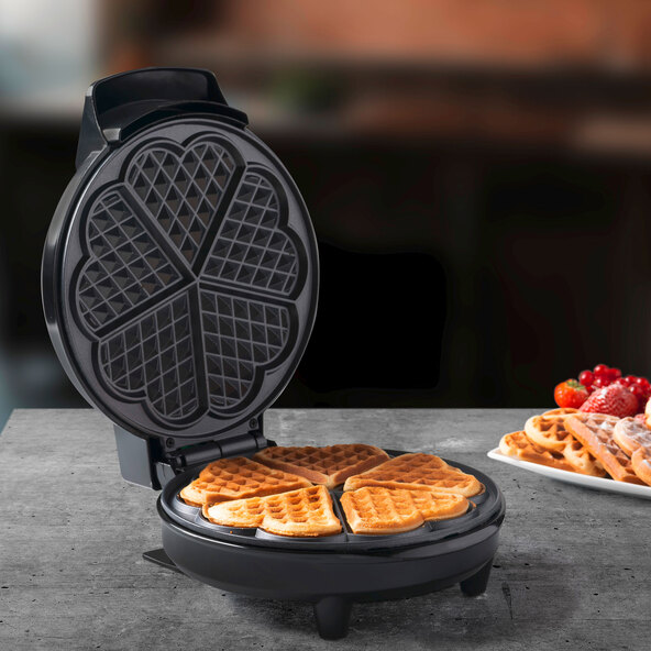 Waffeleisen, Herzform, kupfer