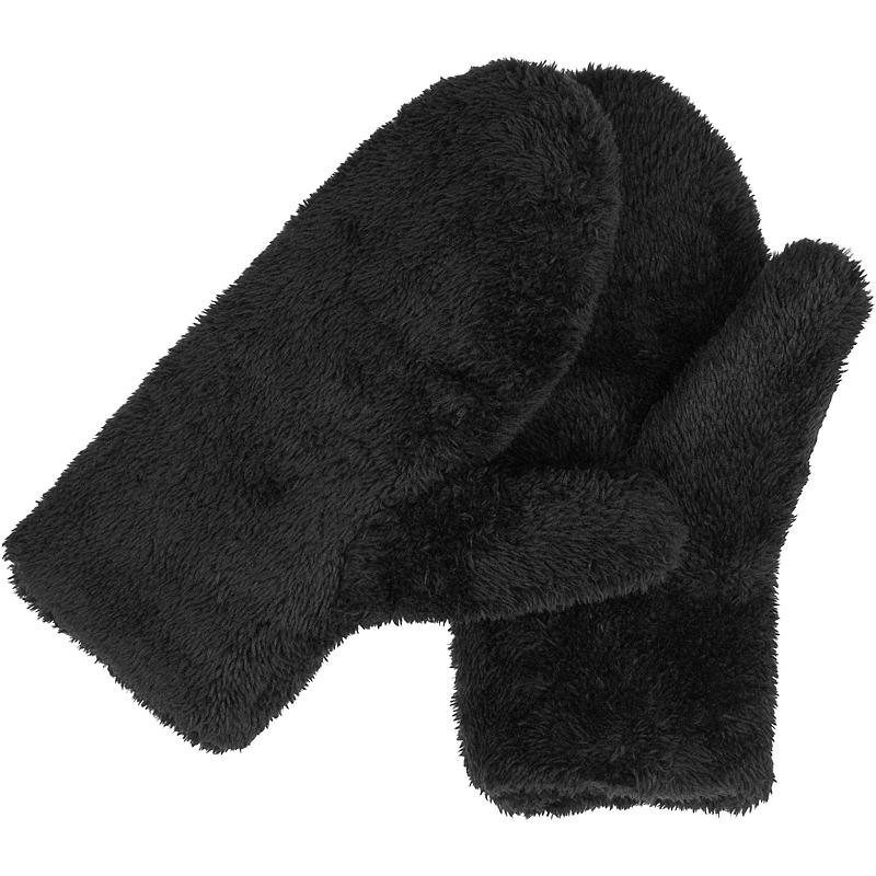 Vantar i teddyfleece svart