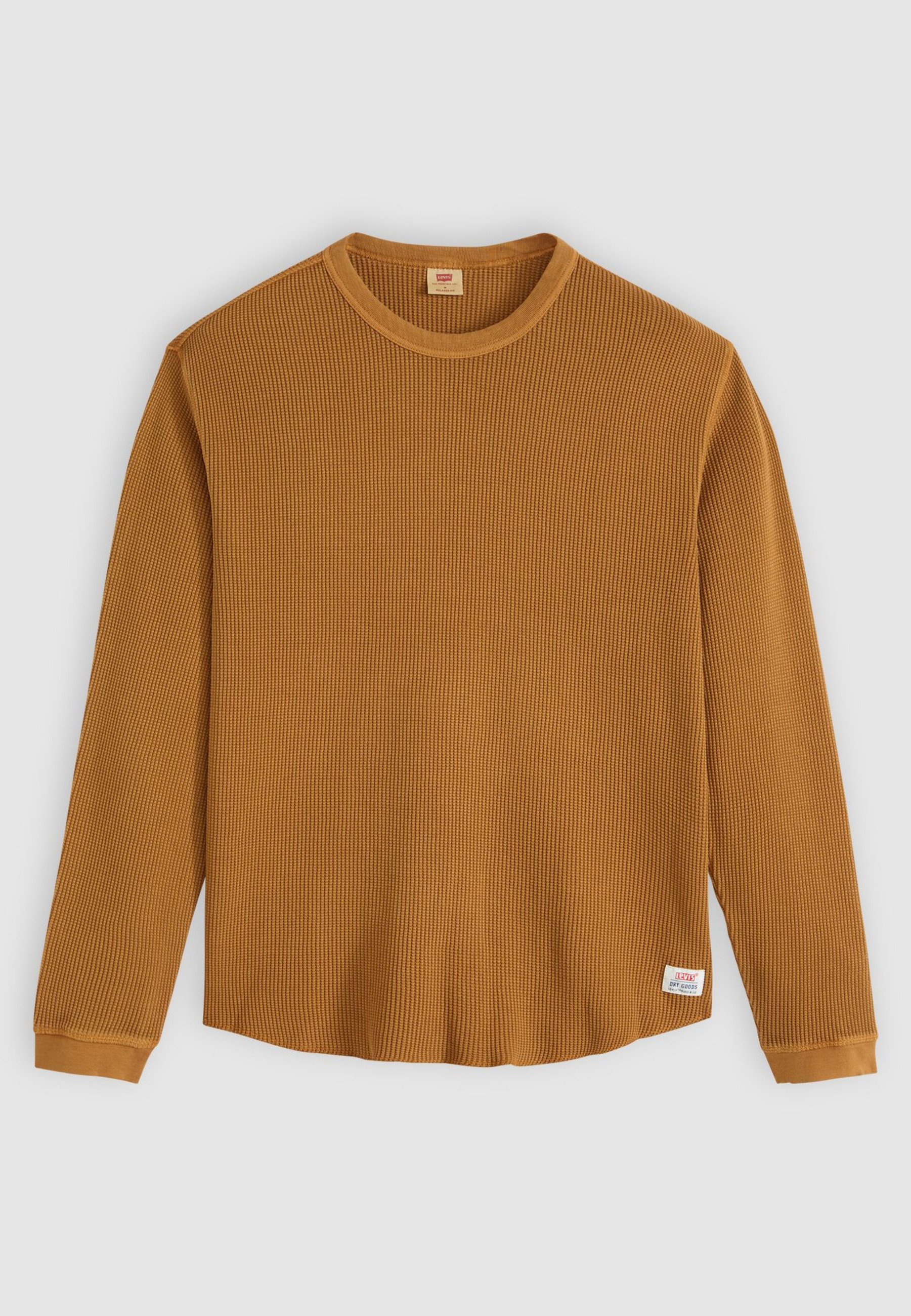 Levi's® THERMAL TEE - Trui - kledingverf goudbruin