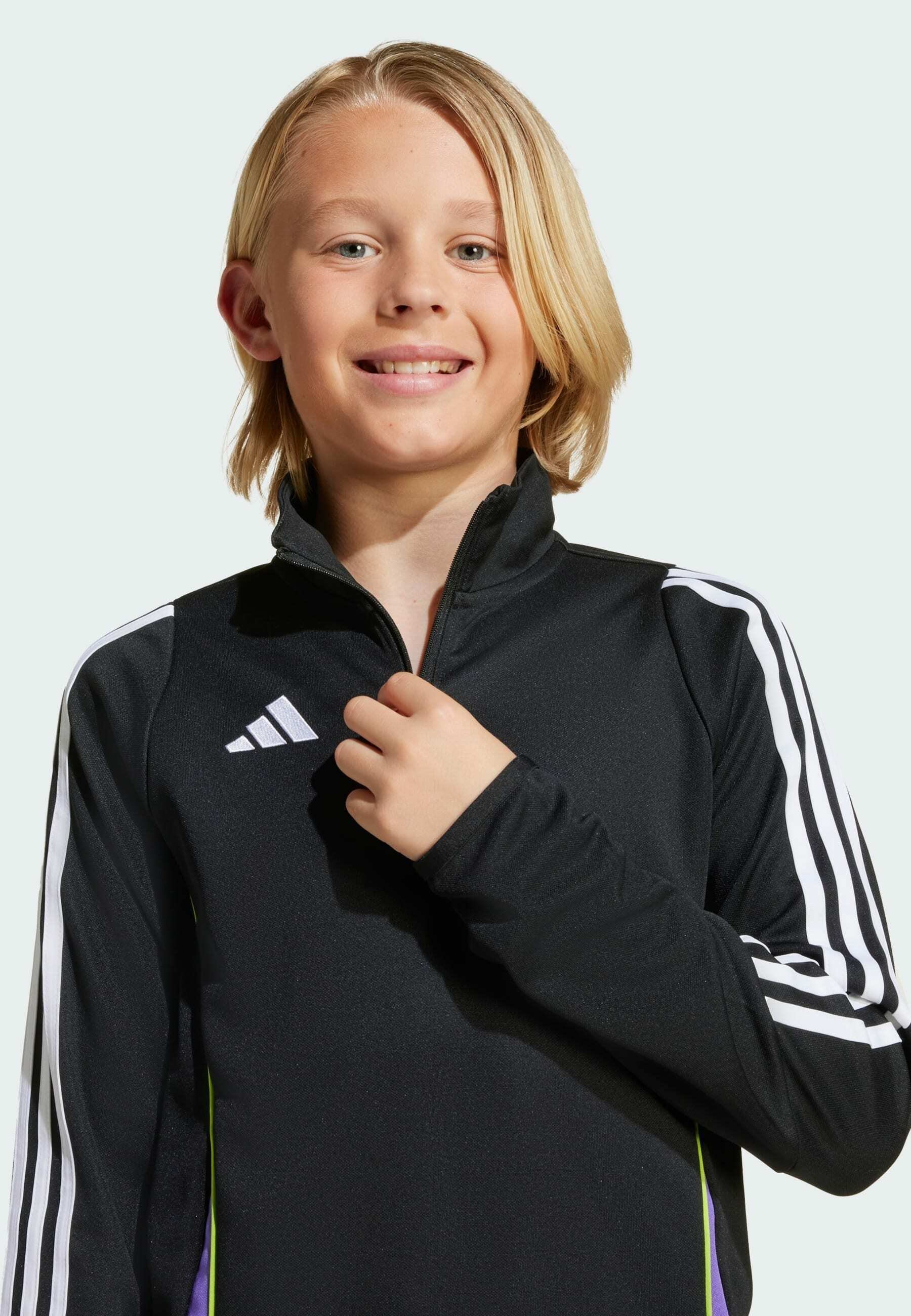 adidas Performance TIRO 24 KIDS - Maglia a maniche lunghe - nero viola rush