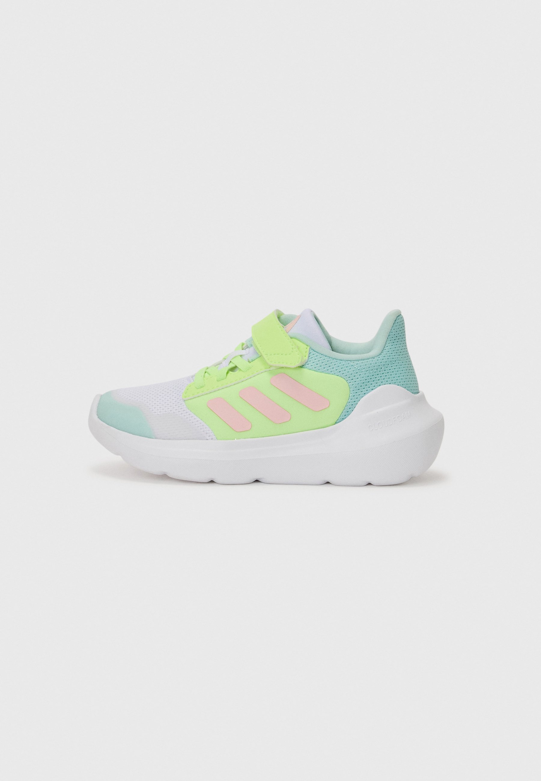 adidas Performance TENSAUR - Chaussures de running sur route - blanc/rose transparent/jaune