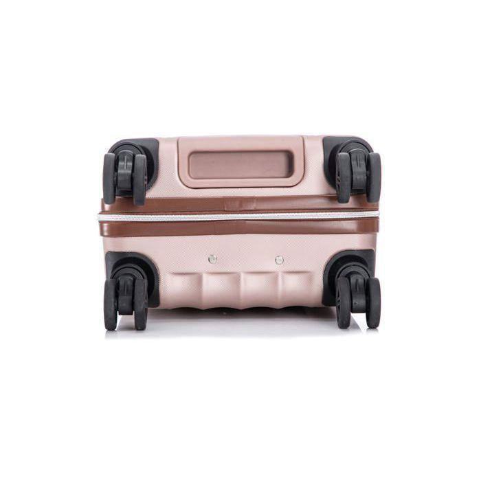 Valise Cabine - CELIMS FRANCE - Modèle 2025 - 45x36x20 cm - Rose Gold - Cadenas à combinaison