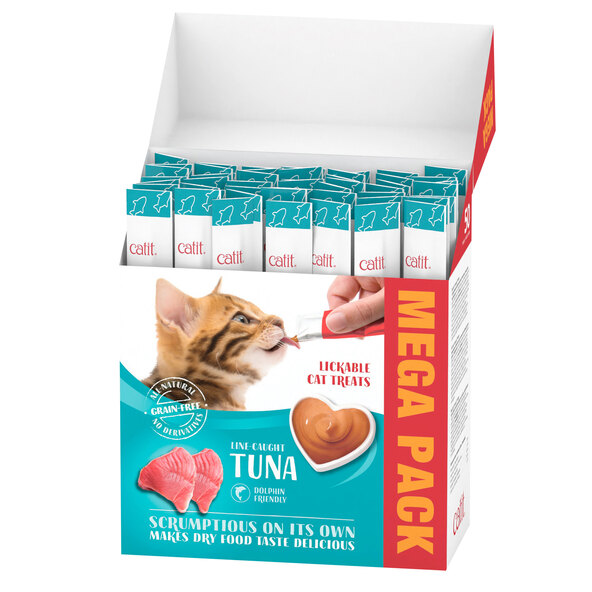 Romige tonijn kattensnack, 50 stuks