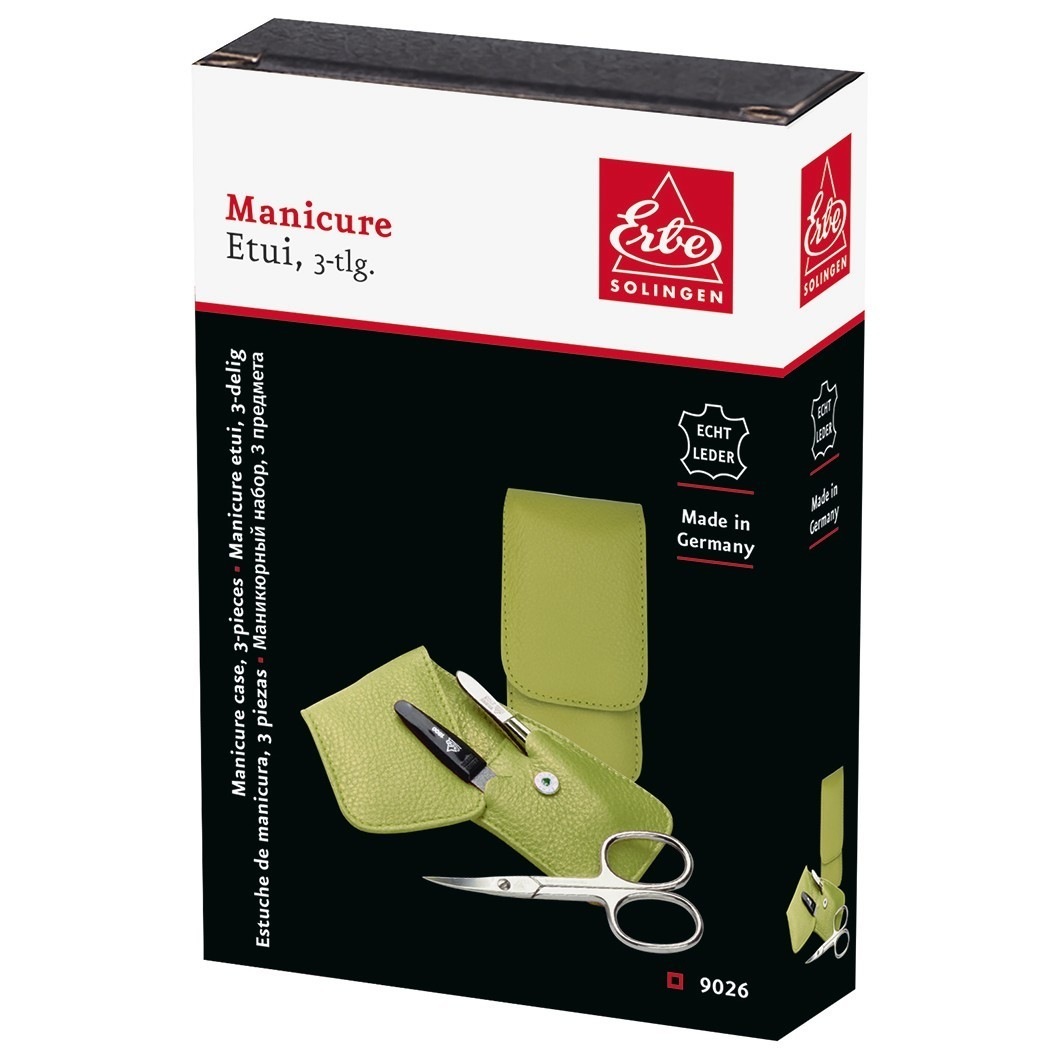 ERBE Case Siena set za manikuru, serija torbica, zeleni, 3 dijela - 1 komad
