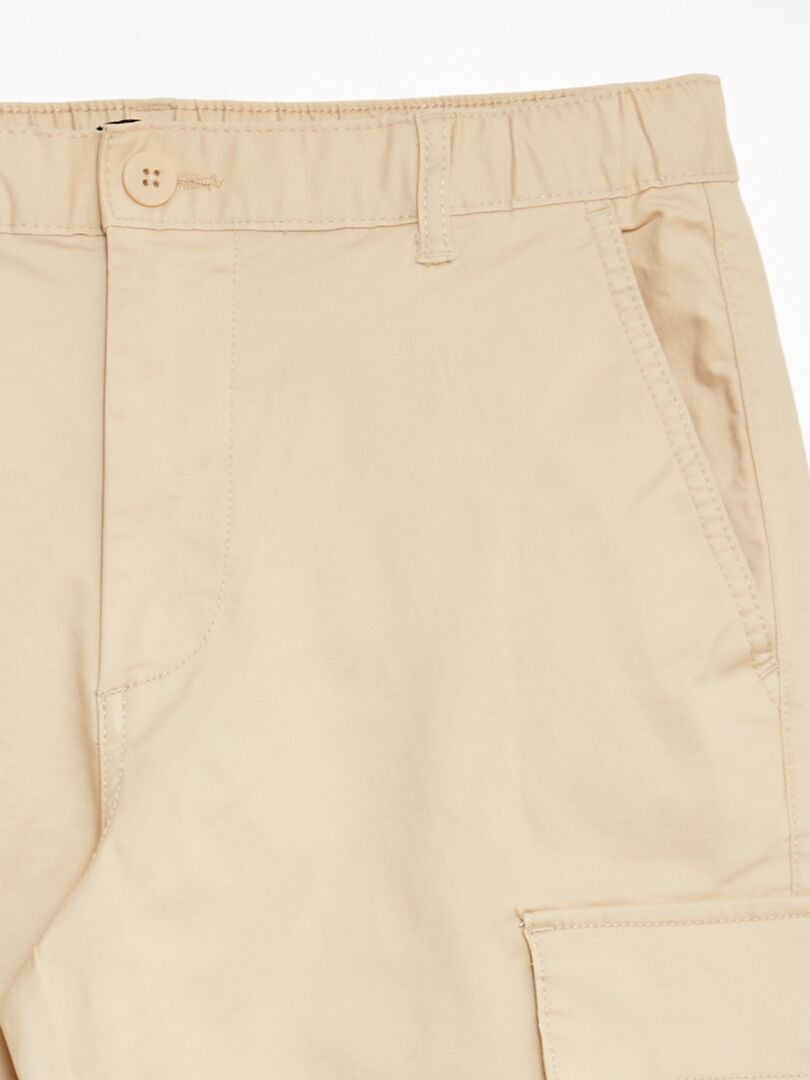 Calça cargo - bege