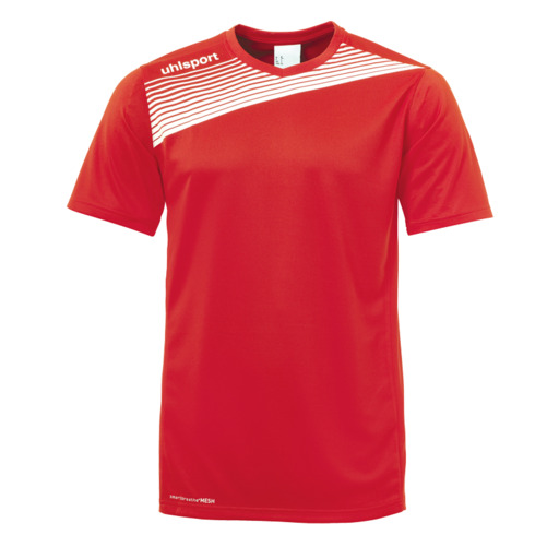 Camisa League 2.0 Uhlsport Vermelha/Branca Mc