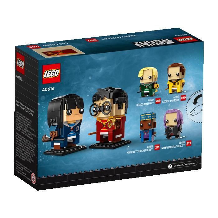 LEGO BrickHeadz 40616 Harry Potter™ et Cho Chang Cadeaux Jouets Objets de collection 10+