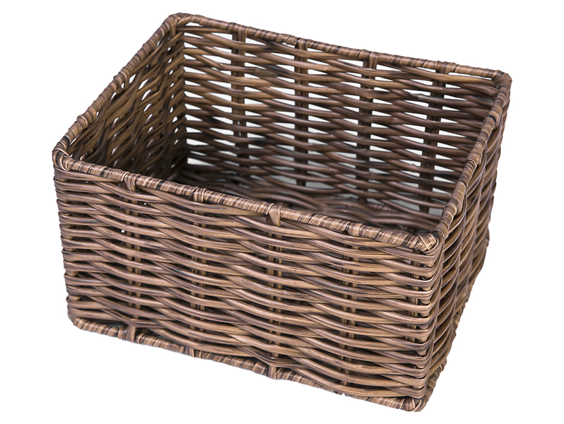 Koszyk plastikowy Willow 14x18 cm brązowy