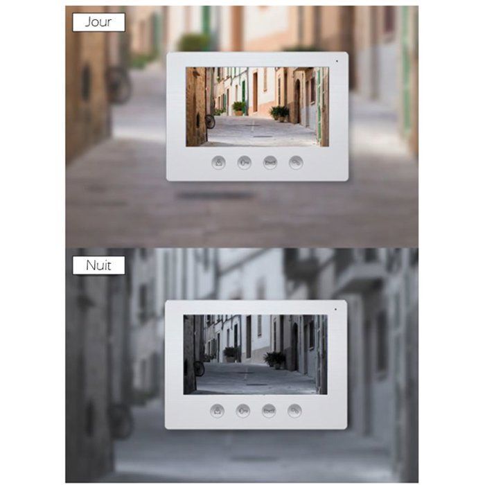 Videocitofono - KYF - Cablato - Connessione Wi-Fi - Touchscreen da 7