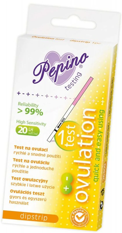 Teste de ovulação Pepino Dipstrip, dispositivo médico