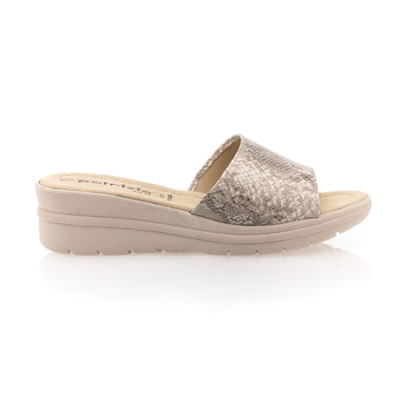 Beige dametøfler