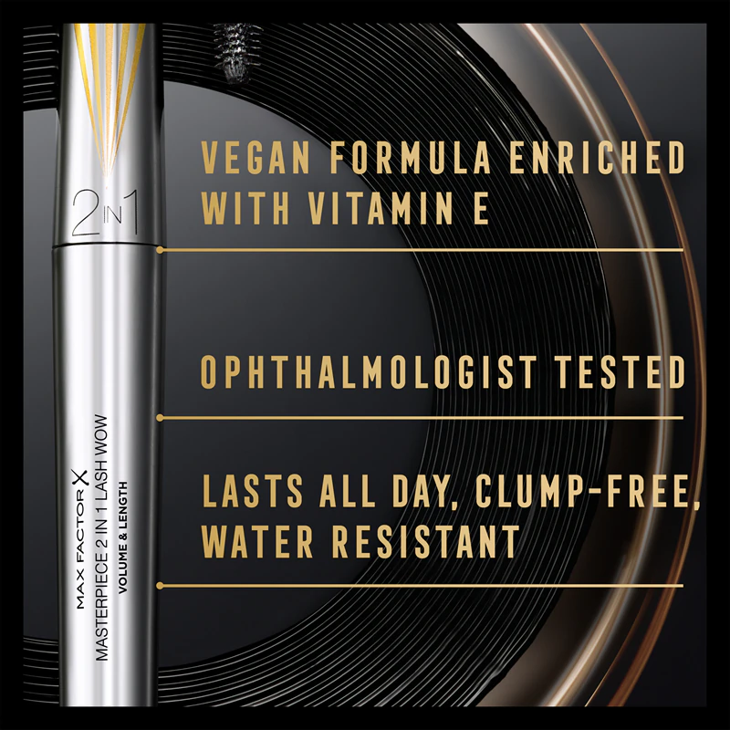 Riasenka Max Factor Masterpiece Lash Wow 2 v 1 pre objem, predlžovanie a natočenie