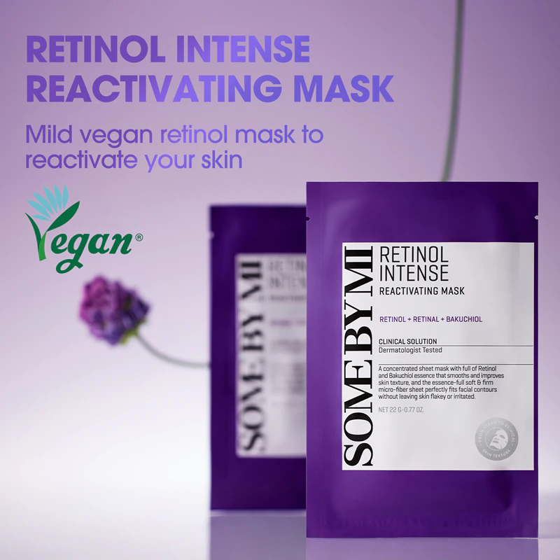 Máscara facial antirrugas Some By Mi Retinol Intense Reactivating Mask para pele madura