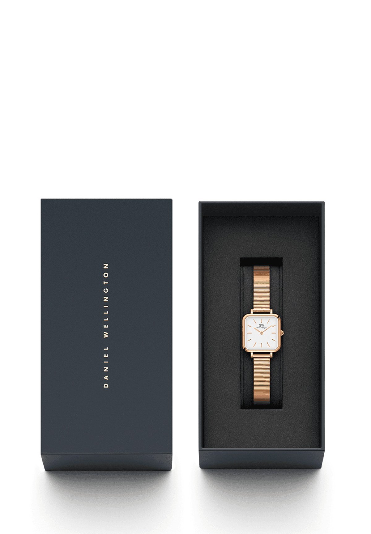 Montre Daniel Wellington QUADRO STUDIO 22X22MM - Couleur or rose