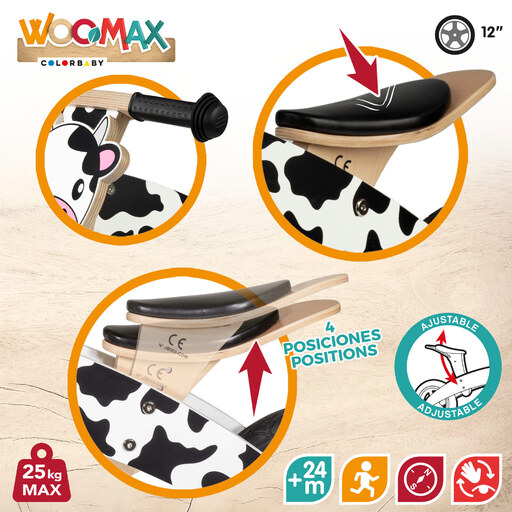 Bici Sin Pedales De Vaca Woomax
