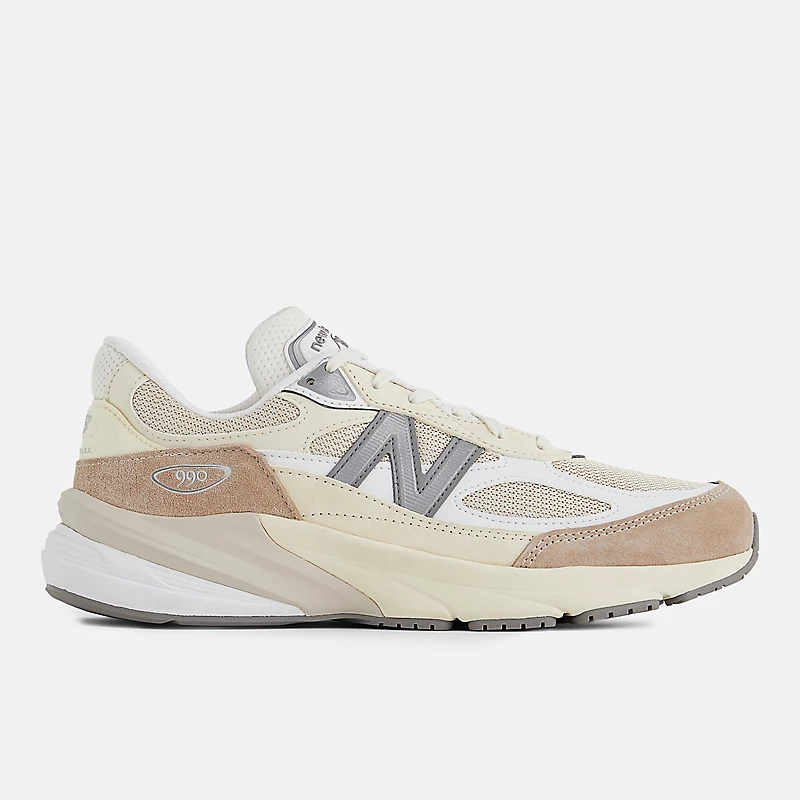 Herenschoenen Made in USA 990v6 - Mindful Grey met Bone