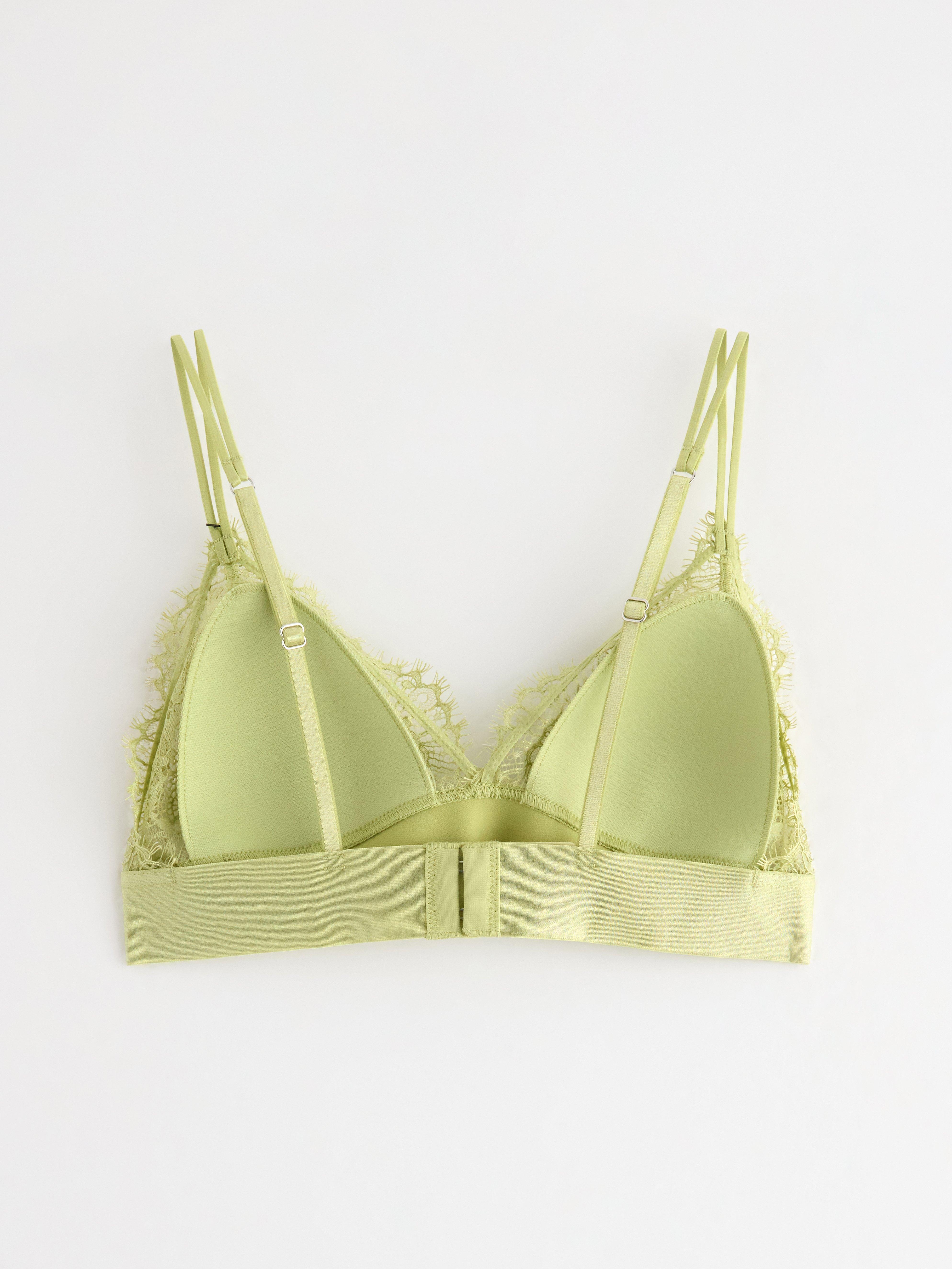 ella m – Bralette Verde claro empolvado