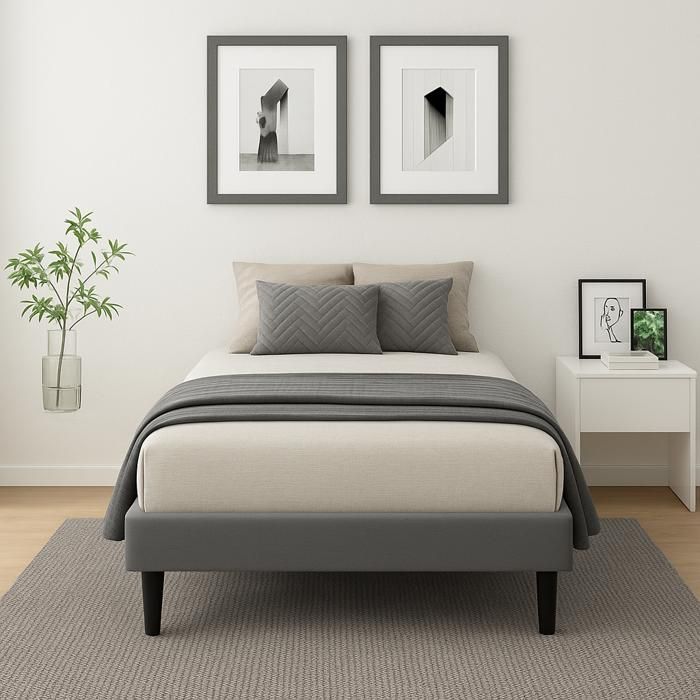 Bedbodem - KING OF DREAMS - 80x190 cm - Afneembare hoes - Wasbare hoes - Poten van 20 cm