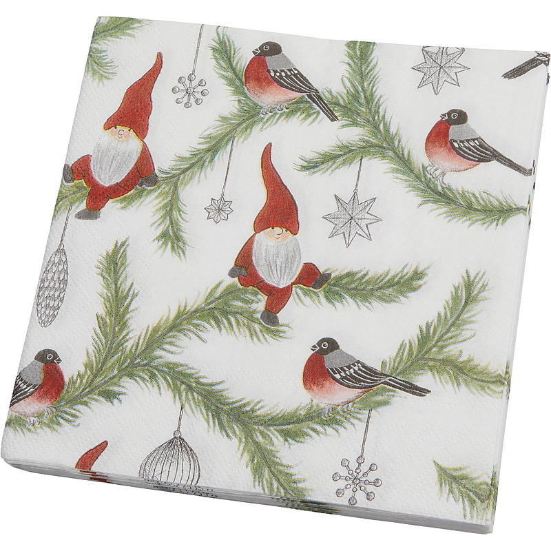 Vie Eco Servietter 20-pak 33x33 cm, julemotiv
