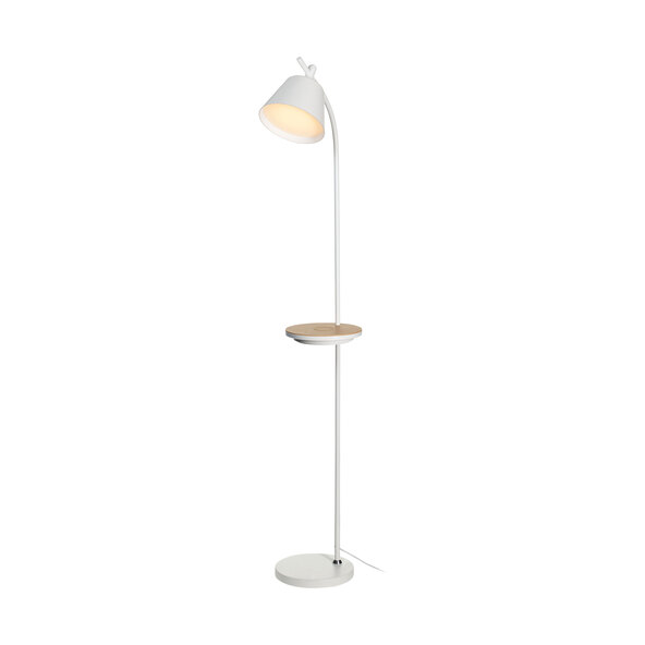 Λάμπα LED-CCT με ασύρματη φόρτιση, 161 x Ø 25,5 cm