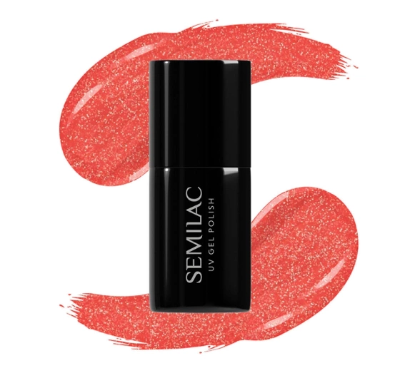 Semilac Love Is In The Nails lakier hybrydowy 392 Red Heartbreaker 7 ml