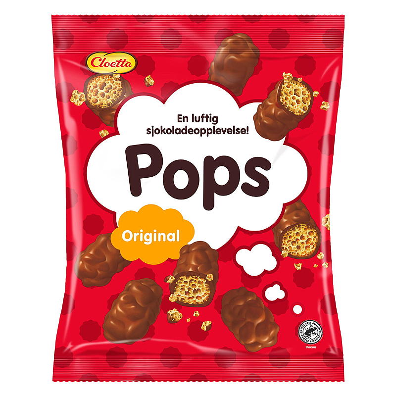 Cloetta Pops 210 g Origineel