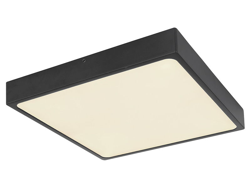 Plafon Echo LED 22 cm metalowa czarny