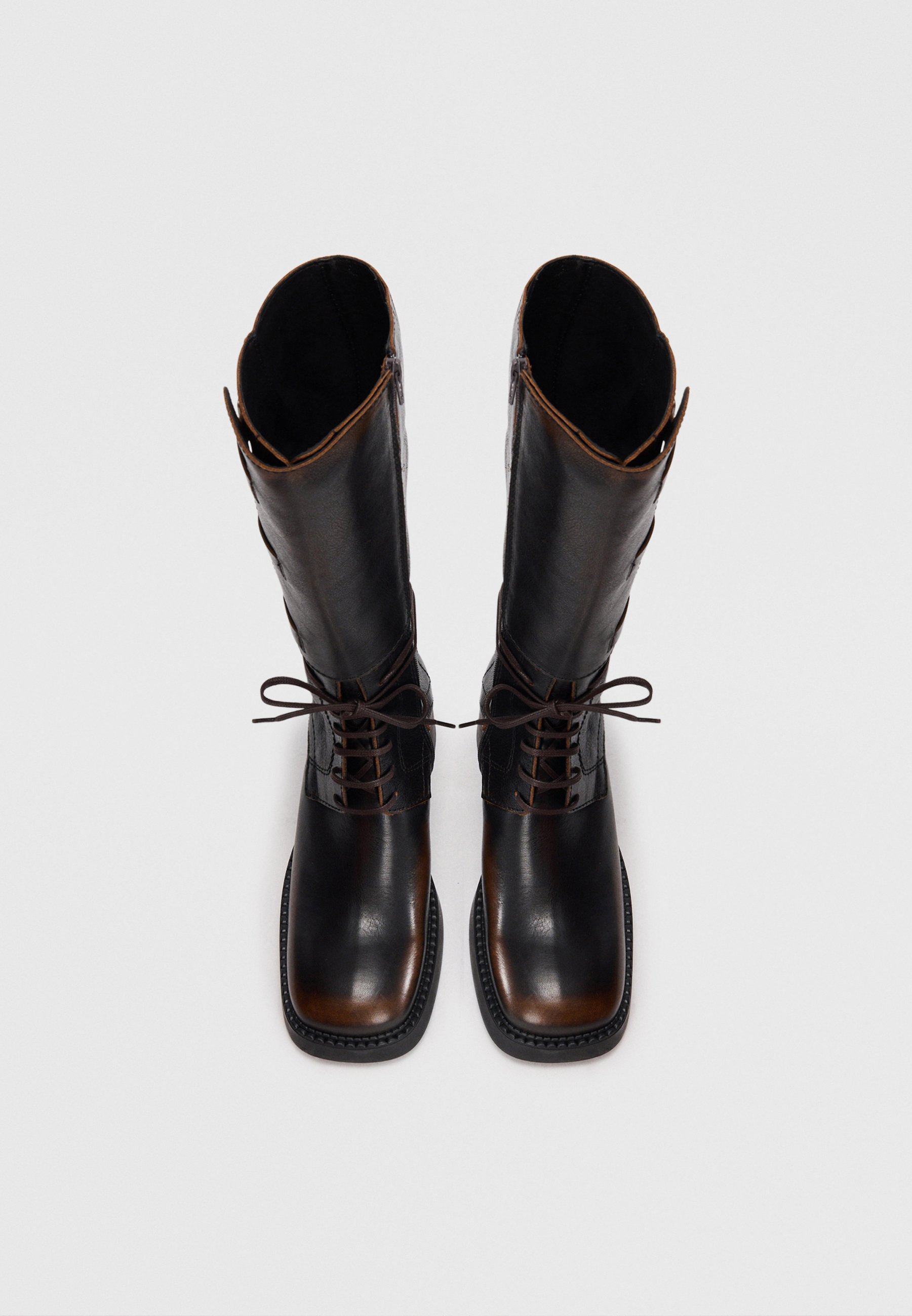 Bottes de cowboy/motard MIISTA SIGRID - marron