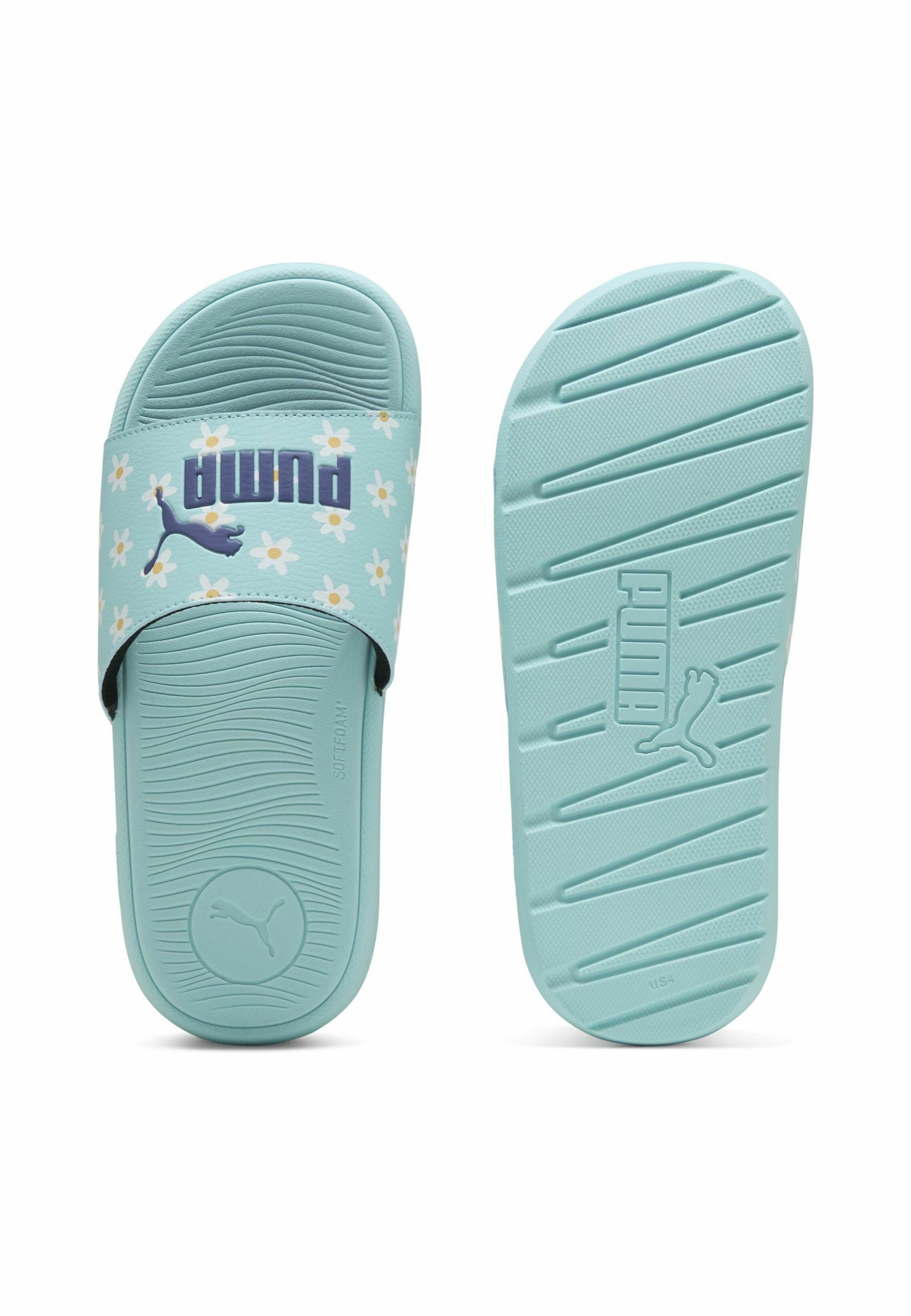Puma COOL CAT 2.0 DAISIES - Mules - veilig meerblauw kristalwit bijna abrikoos