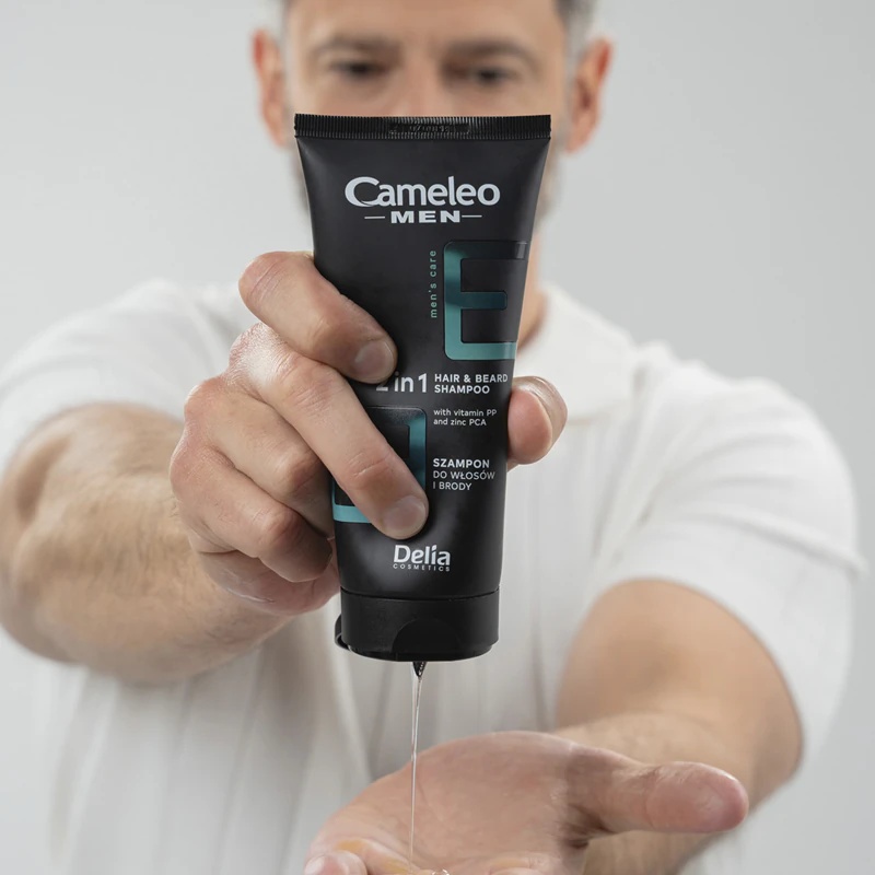 „Delia Cosmetics Cameleo Men“ šampūnas ir dušo želė plaukams, barzdai ir kūnui