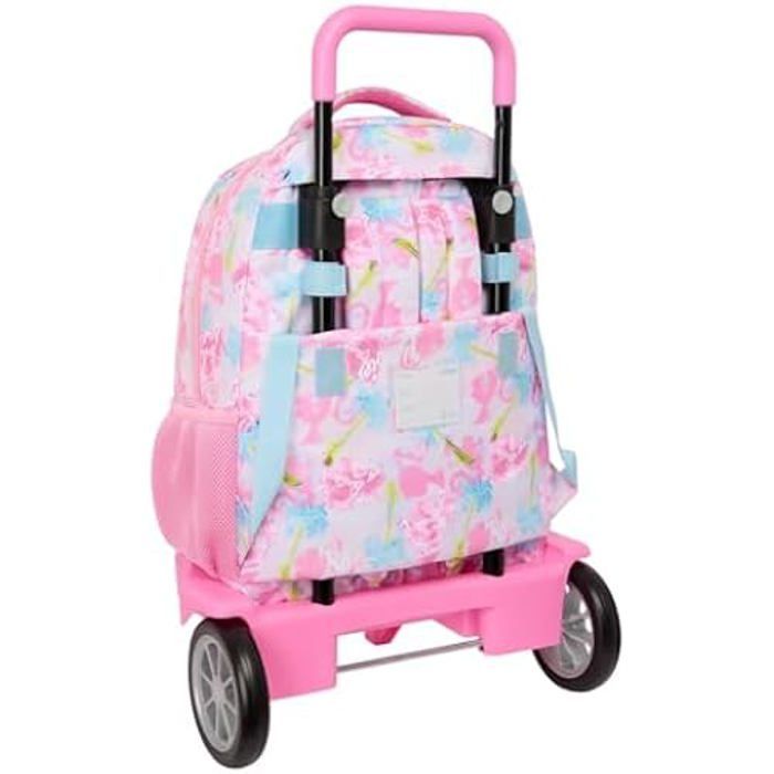 Mochila con ruedas - SAFTA - BARBIE PAINTERLY - Compacta - Desmontable - Rosa