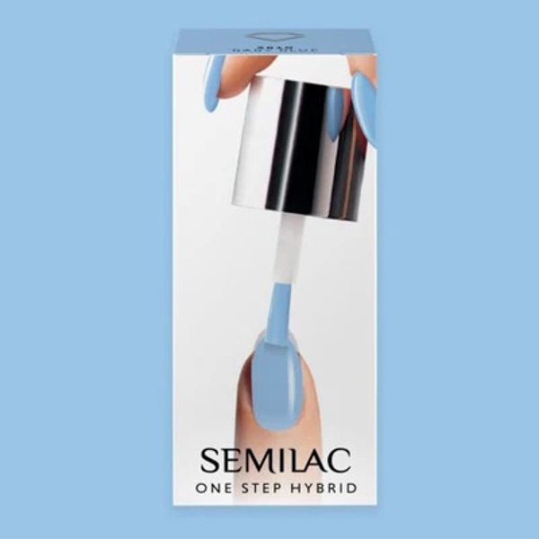 Semilac One Step Gel-Nagellack, 5 ml Flasche, Farbe 810 Babyblau
