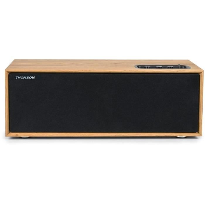 Altavoz Bluetooth - THOMSON - WS702 - 150W - Madera - RCA, USB, AUX-IN, Audio para TV
