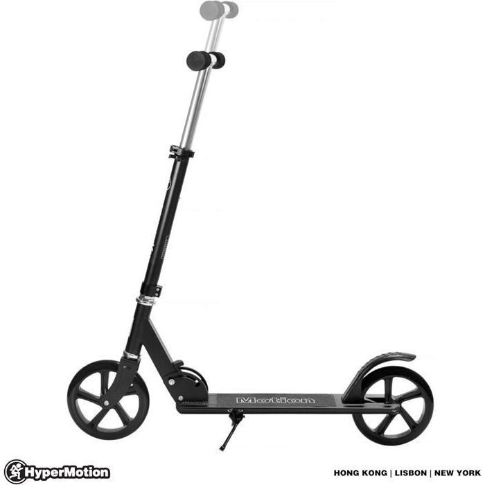 ROCKSTER HyperMotion Kids/Teens Scooter (Max Load 100 kg) Foldable | Foot Brake | 200 mm Wheels | ABEC-7 Anti-Slip | Black