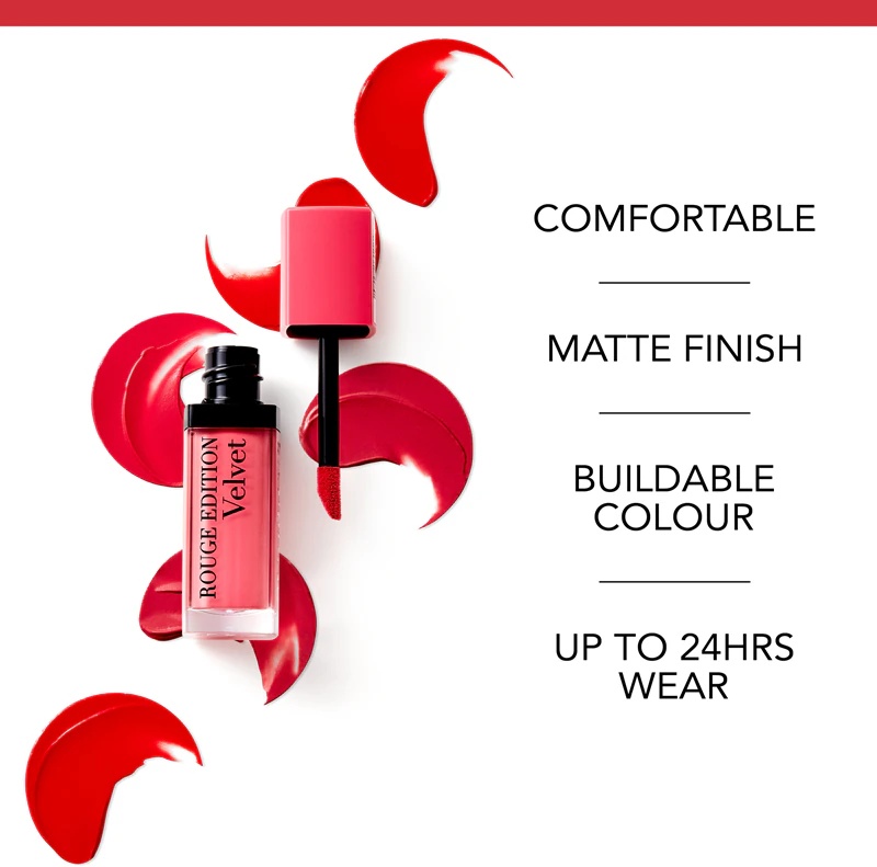 Bourjois Rouge Edition Velvet matiniai skysti lūpų dažai
